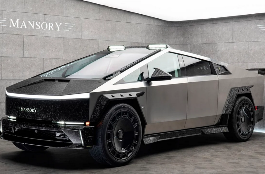 El Cybertruck de Mansory: El tuning que convierte el Tesla en una obra de arte