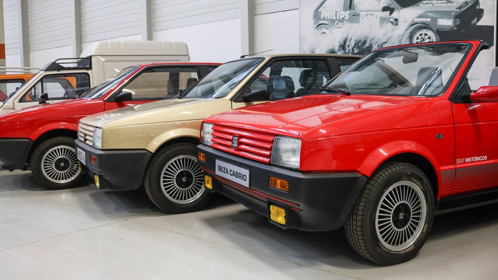 Interior del SEAT Ibiza Mk1